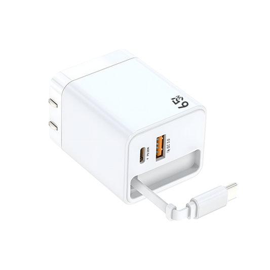 BEME Transformer Pro 65W Dual Port Fast Charger - Beme Pakistan