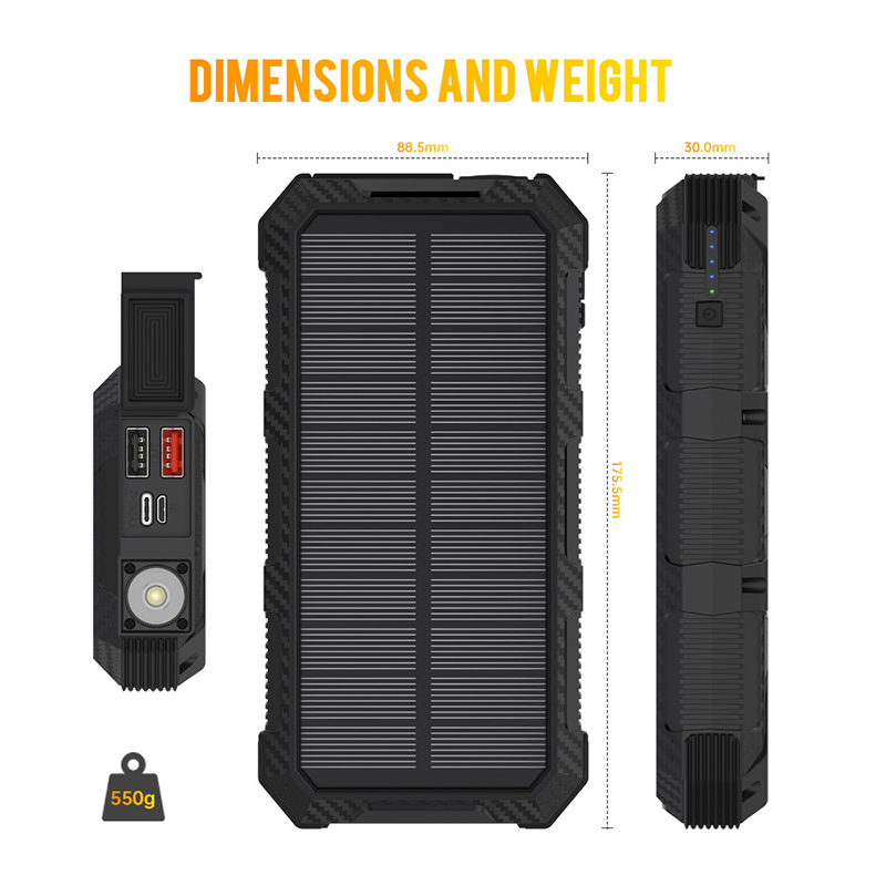BEME Photon Ultra Solar Powerbank 20000mah 1