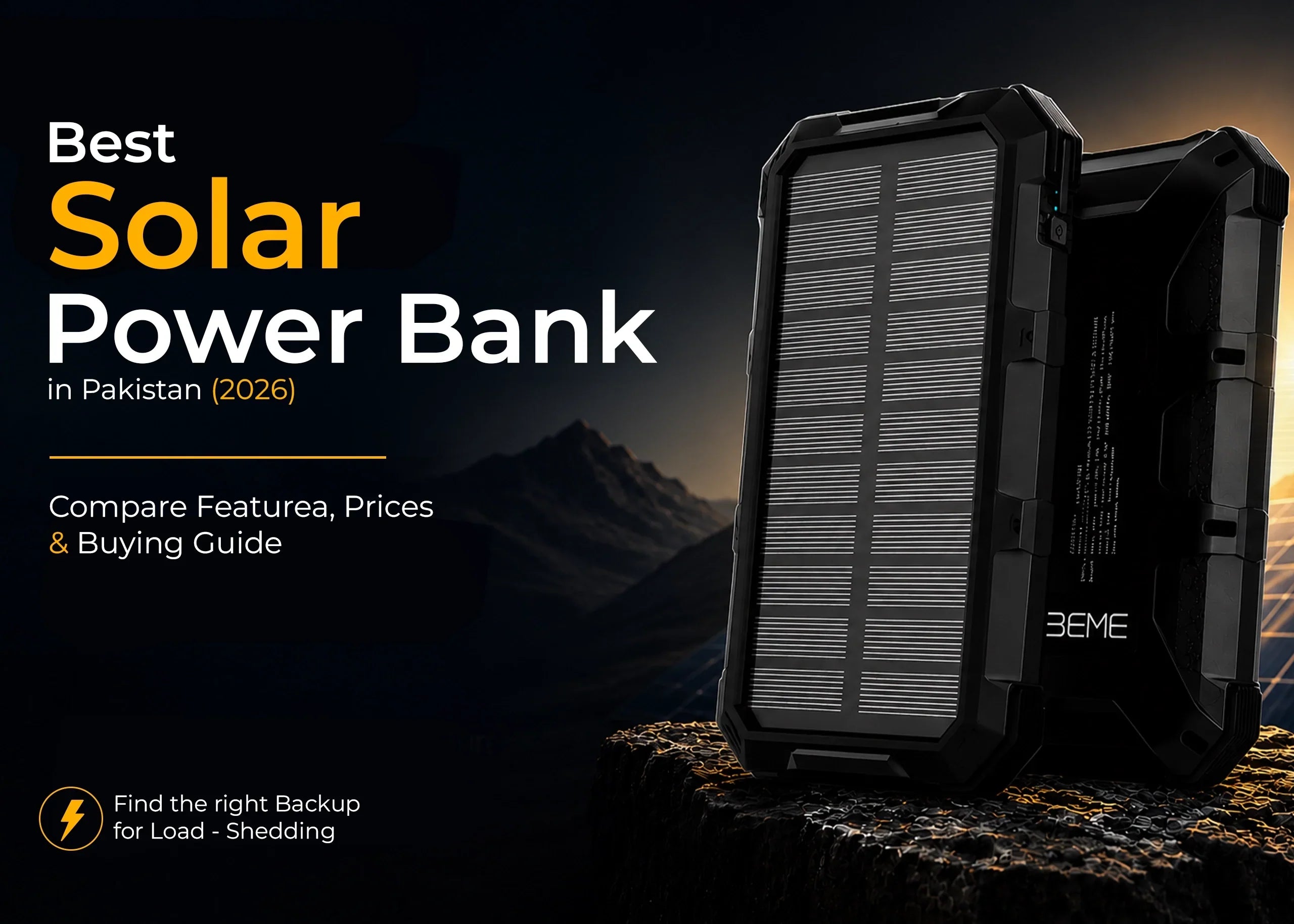 Best Solar Power Bank in Pakistan (2026): The Complete Load-Shedding Guide