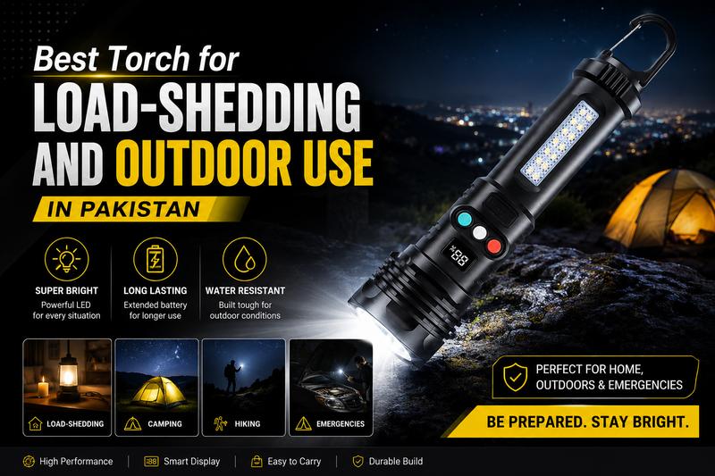 Best Torch for Load-Shedding and Outdoor Use in Pakistan 2026 | BEME