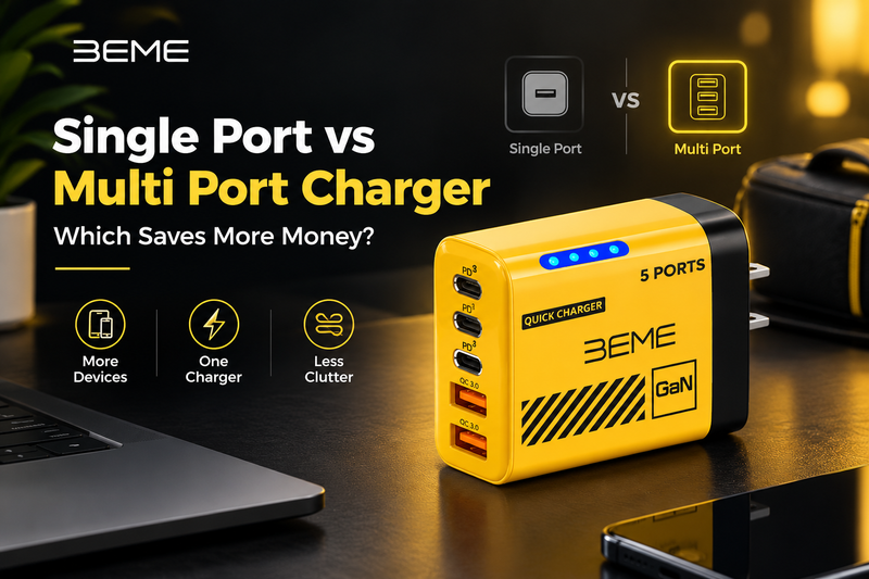 Single Port vs Multi Port Charger: Which One Actually Saves You Money