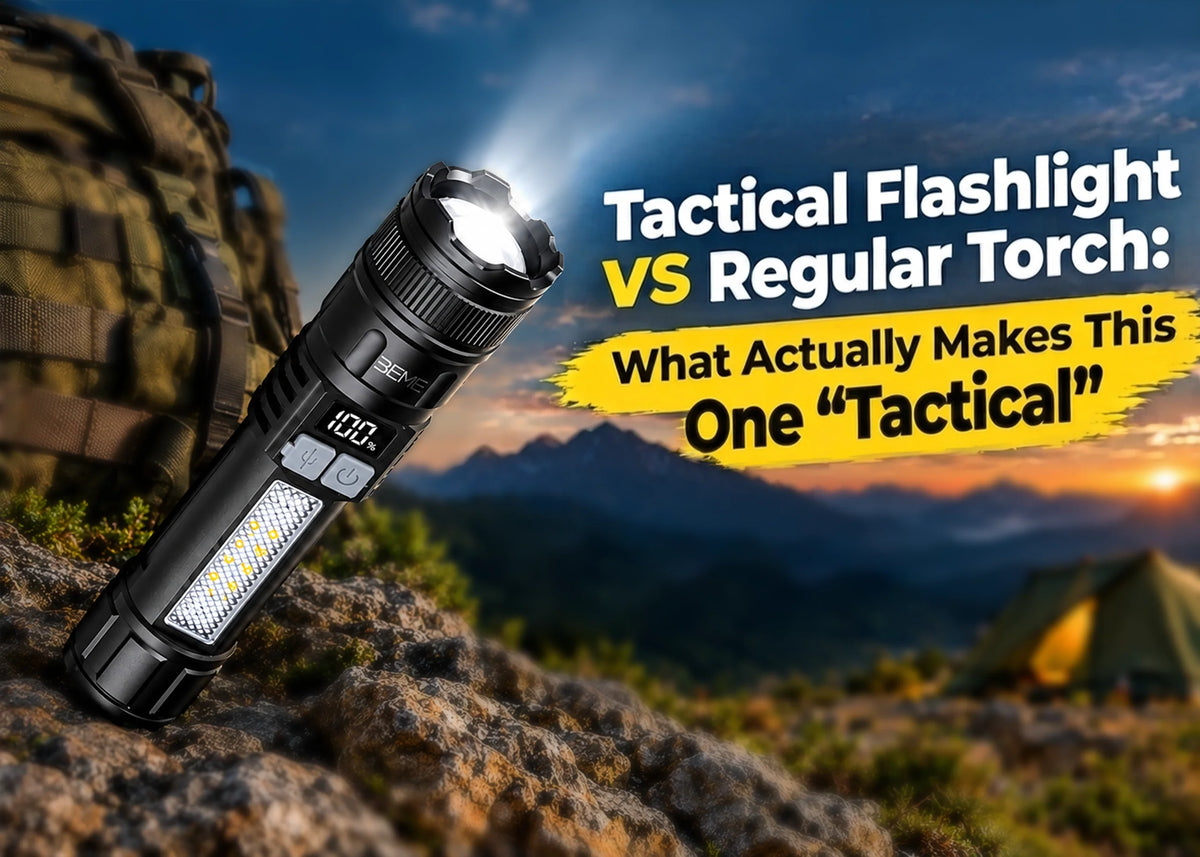 Tactical Flashlight vs Regular Torch: What Actually Makes This One "Tactical"