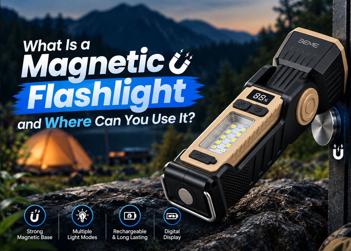 What Is a Magnetic Flashlight and Where Can You Use It? – Beme Pakistan