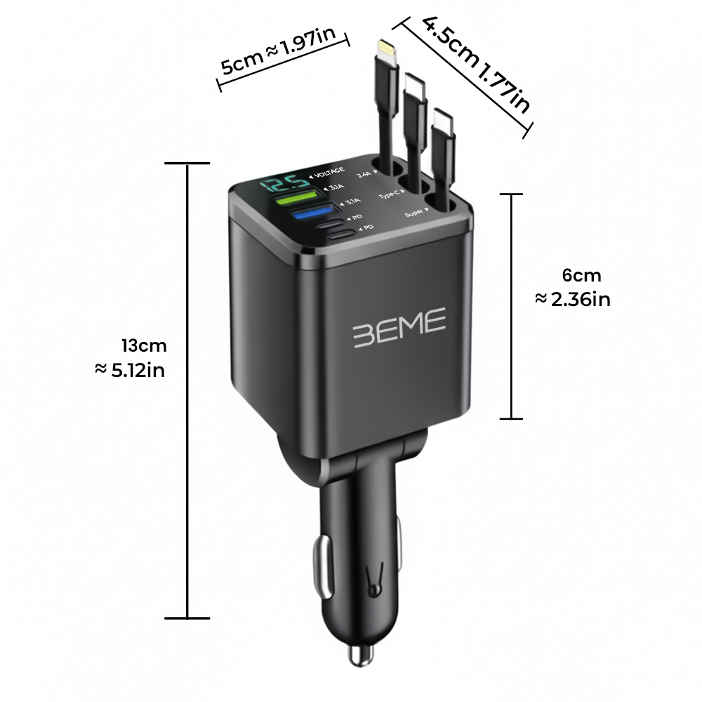 BEME FlashVolt Pro 2 100W Car Charger
