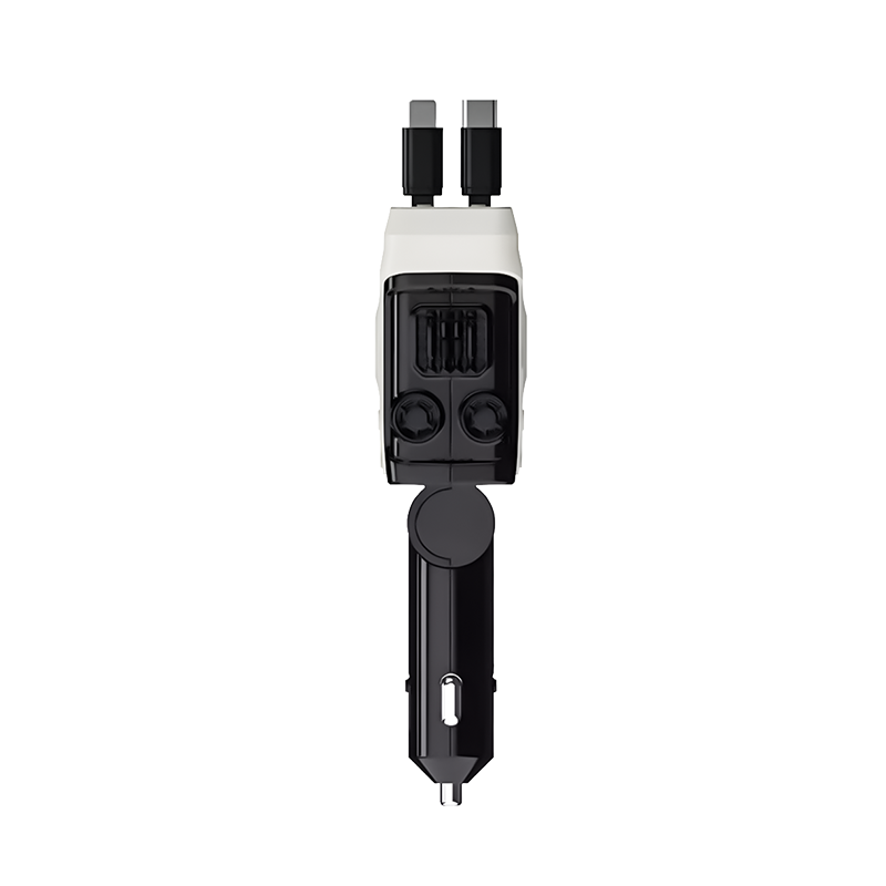 BEME FlashVolt Transformer Car Charger Dual PD 66W With Smart Display