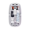 BEME Explorer Mouse 2 Transparent Dual-Mode Wireless Mouse (2.4G + BT 5.2)