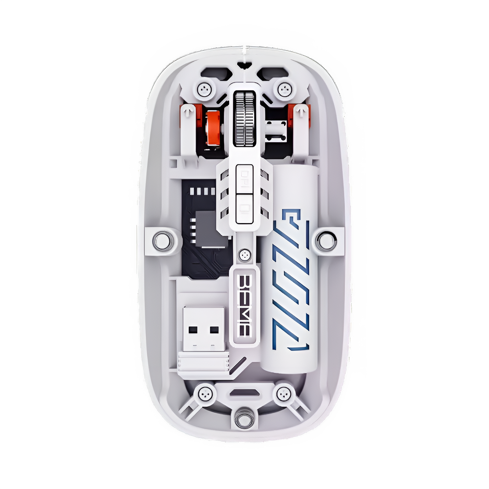 BEME Explorer Mouse 2 Transparent Dual-Mode Wireless Mouse (2.4G + BT 5.2)