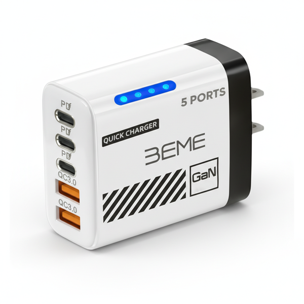 BEME FlashVolt Wall 2C 5 Port Charger