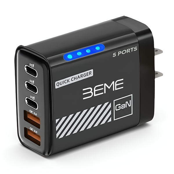 BEME FlashVolt Wall 2C 5 Port Charger