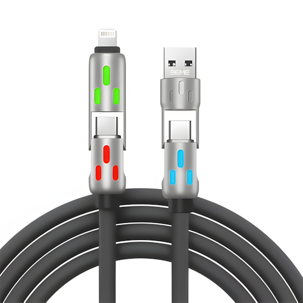 Beme 75W Fast Charging 4 in 1 Cable