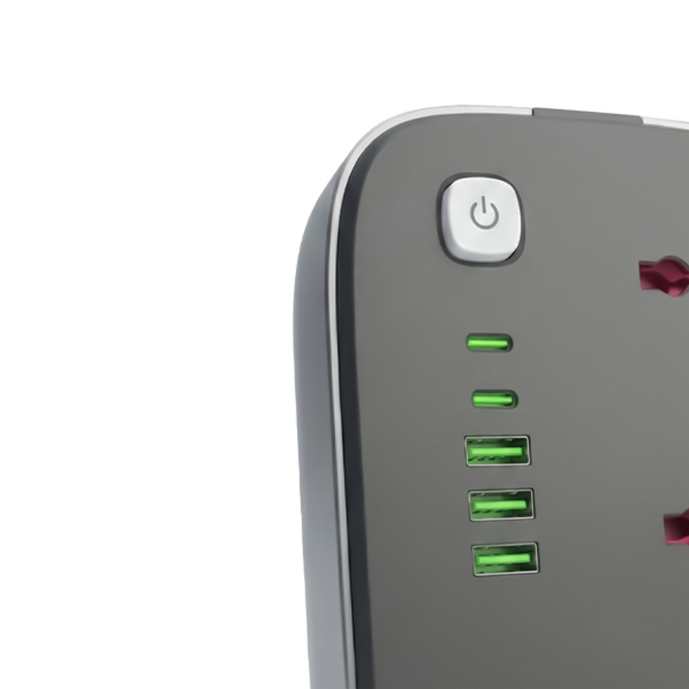 Beme Power Strip 2 6 Port Power Extension