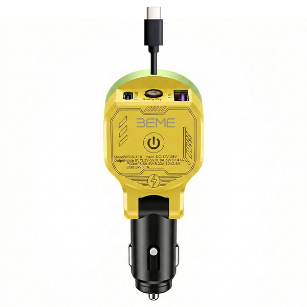 BEME FlashVolt Bumblebee 65W PD Car Charger